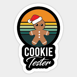 Cookie tester Sticker